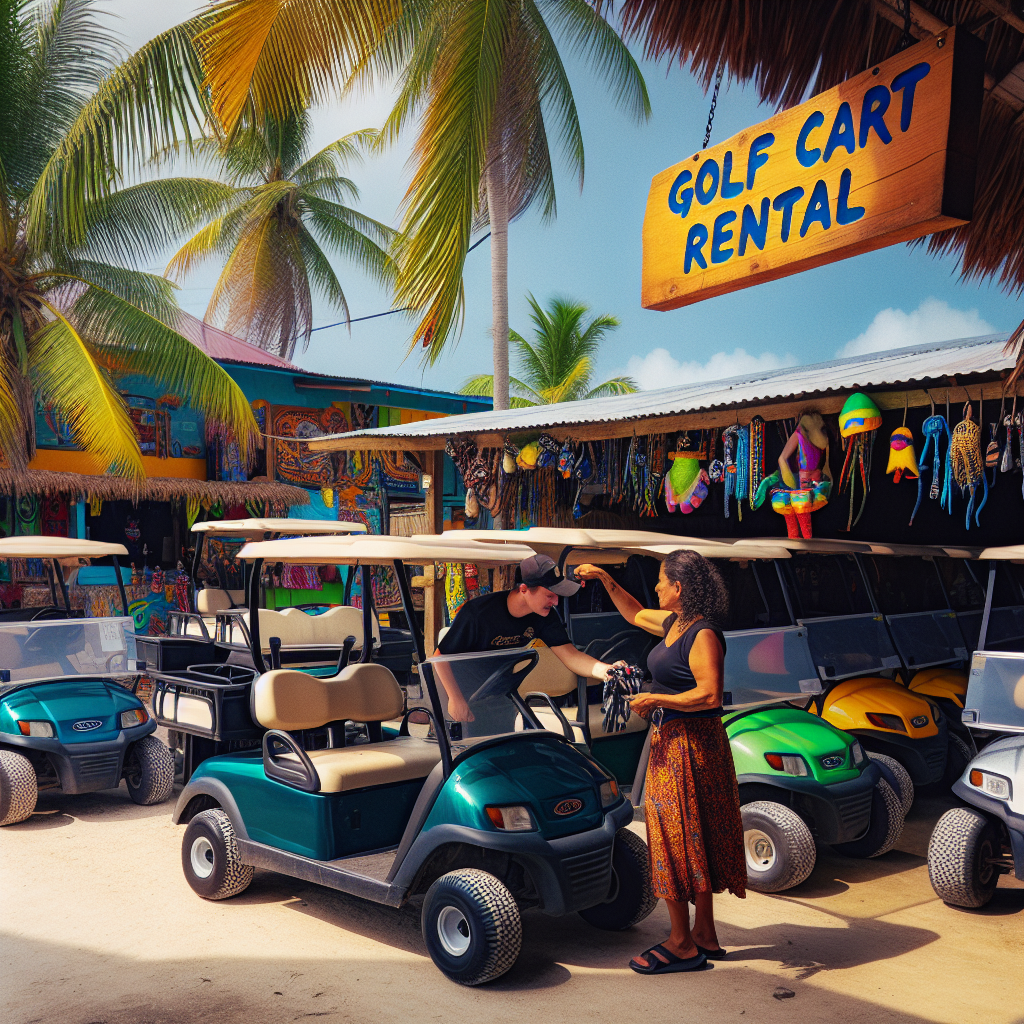 golf cart rental san pedro belize