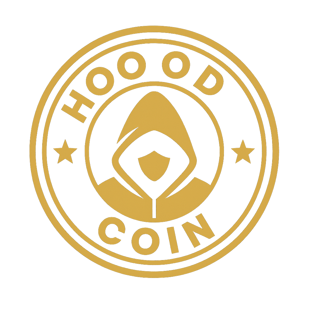 A graphic representation of Hood Coin
