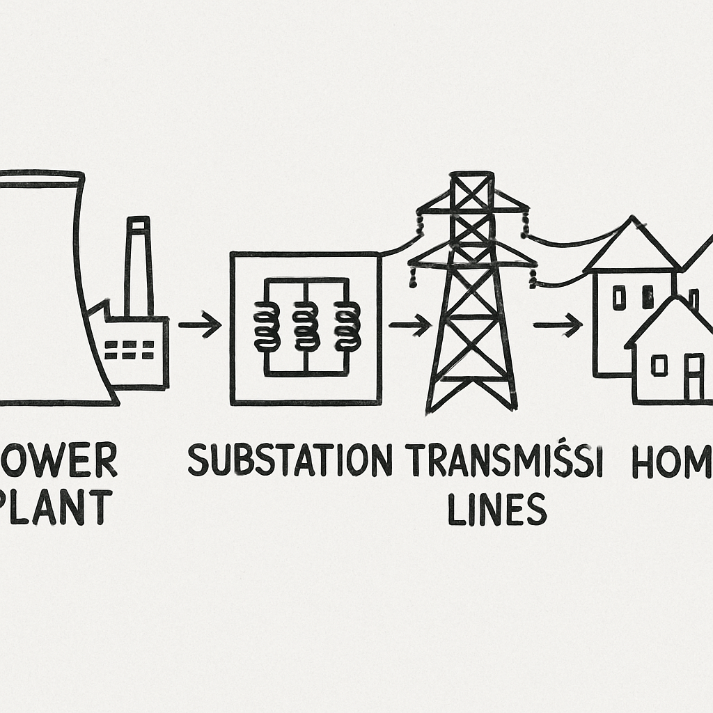 electricity flow diagram