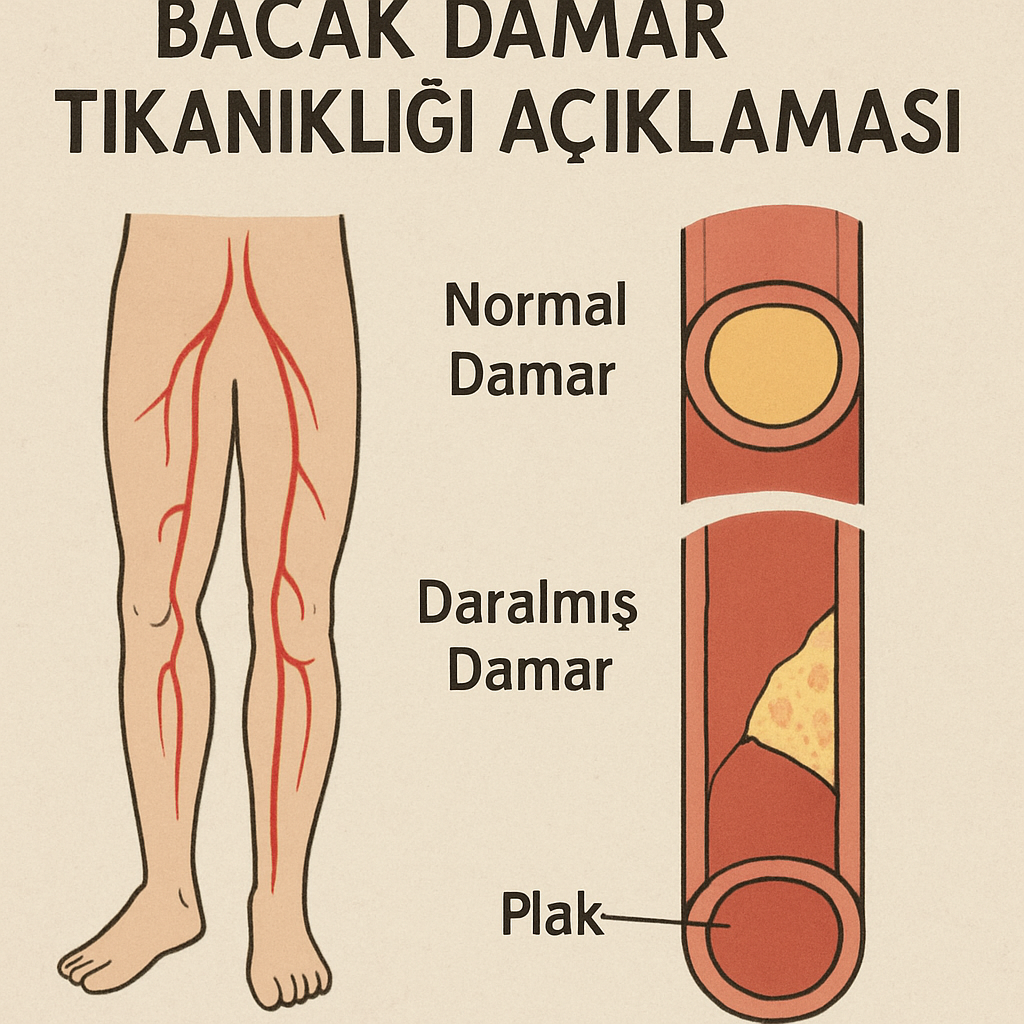 bacak damar tıkanıklığı açıklaması
