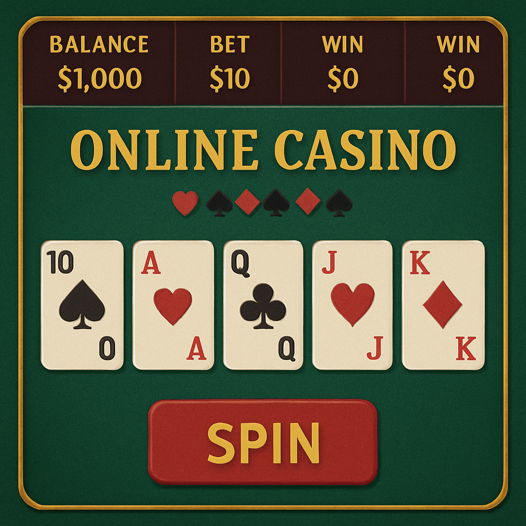Online Casino Oyun Arayüzü