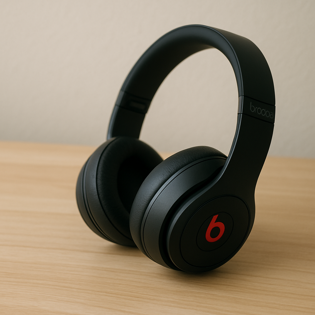 Beats headphones on a table