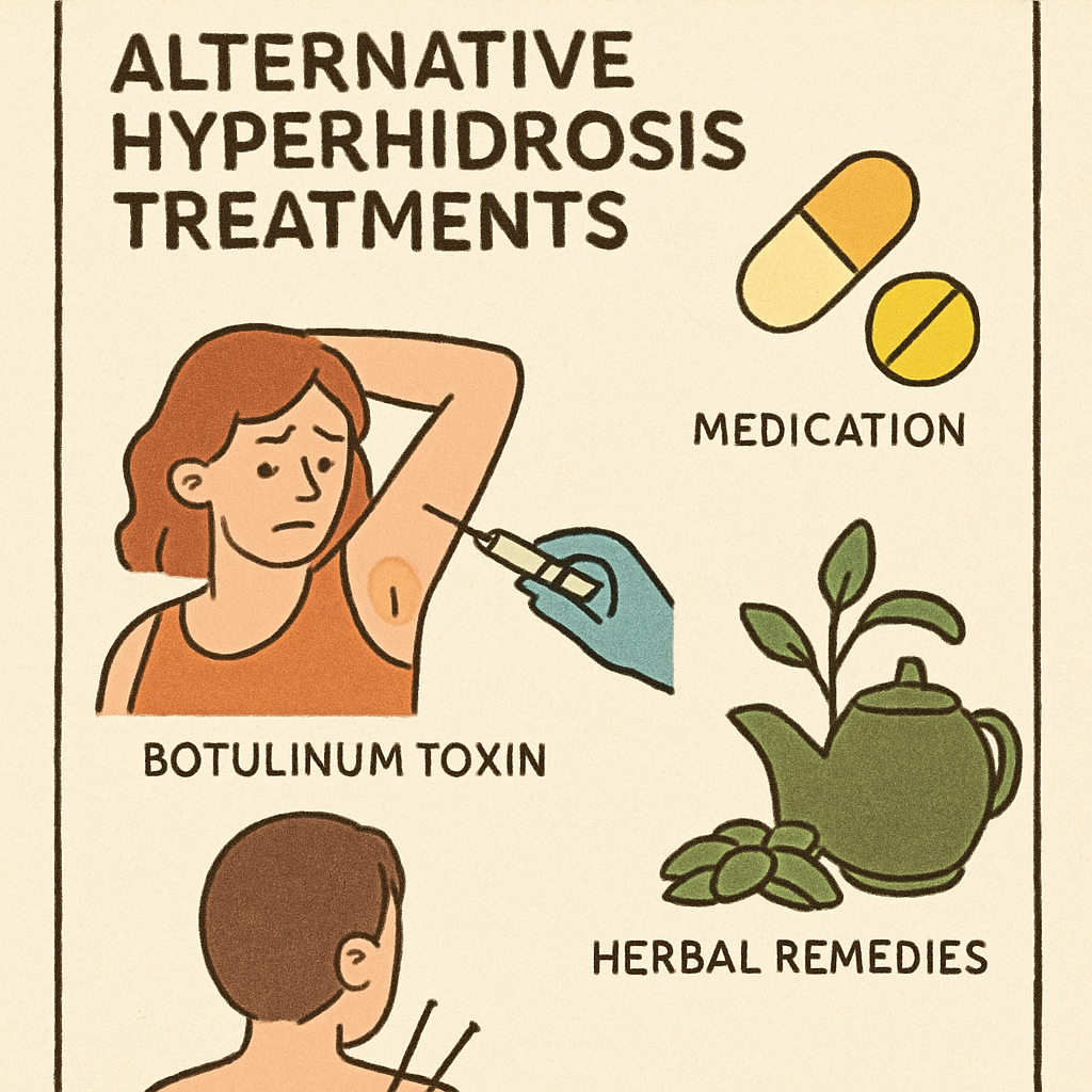 Alternative hyperhidrosis treatments