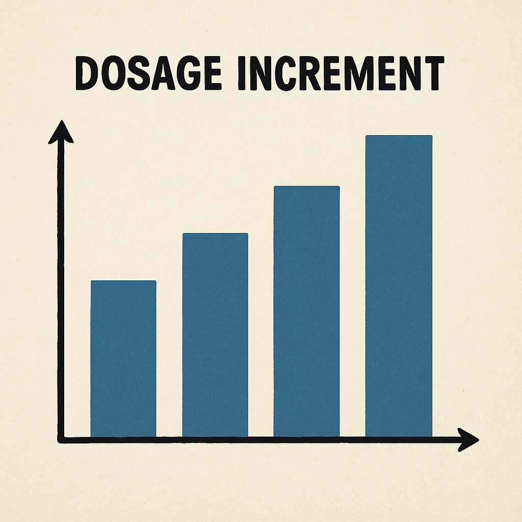 Dosage increment