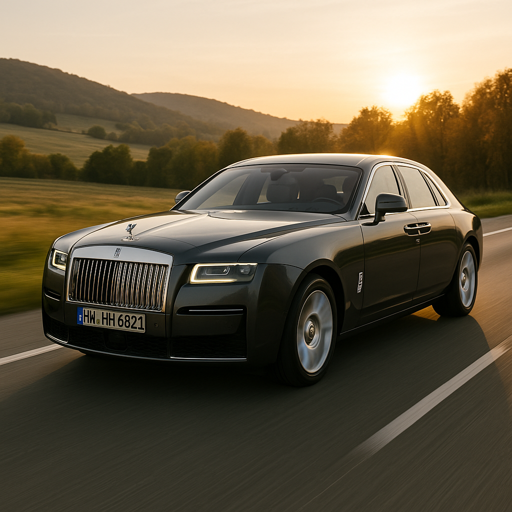 Rolls-Royce Ghost on the road