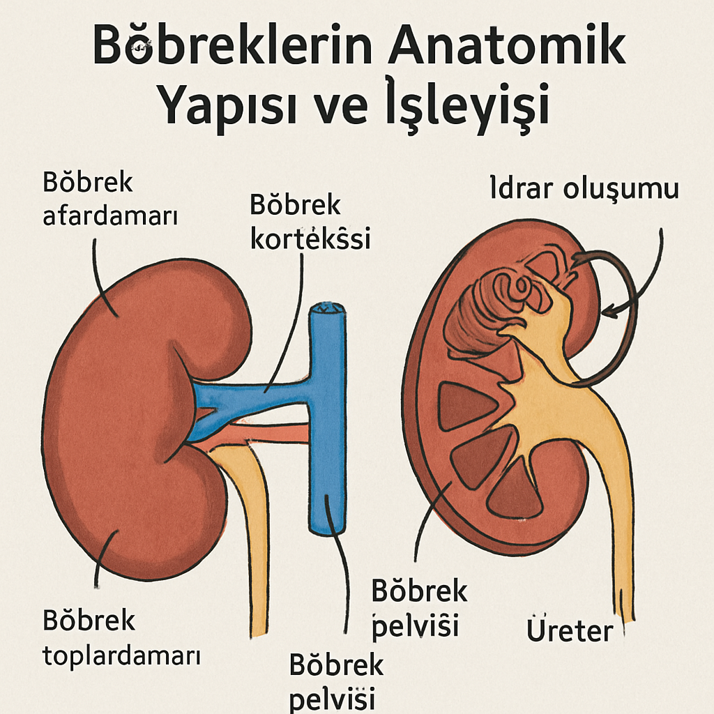 Böbreklerin anatomik yapısı ve işleyişi