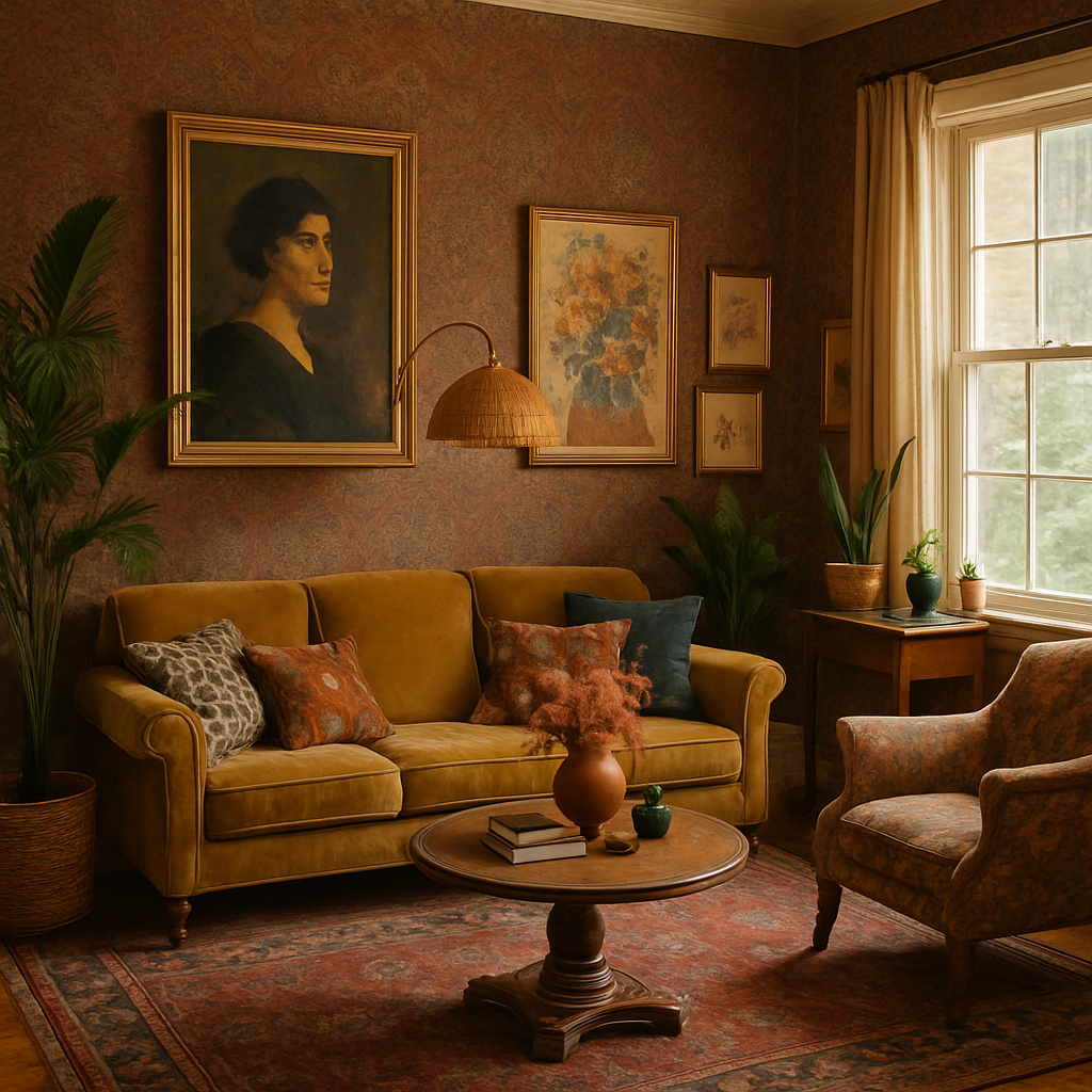 Salon bohème éclectique