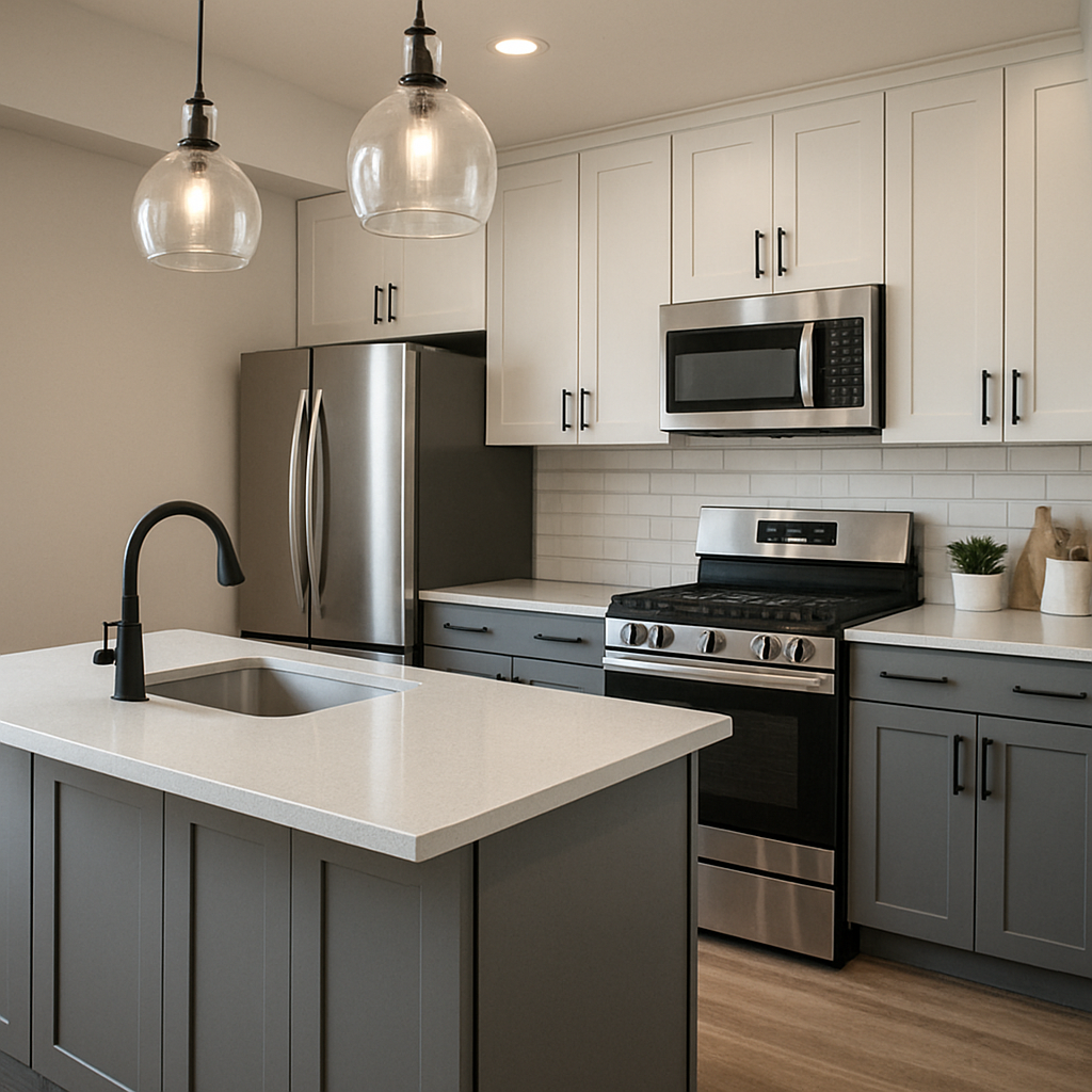 Modern kitchen upgrade example