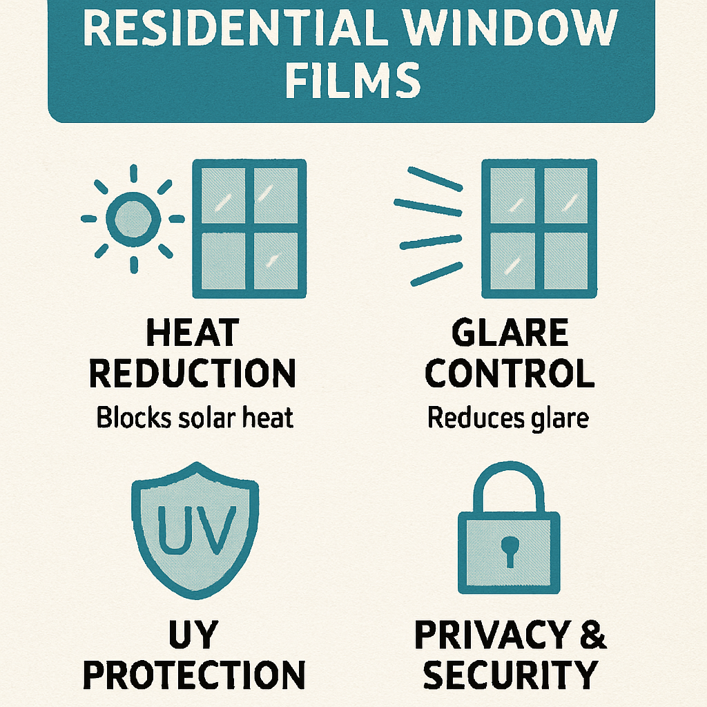 Benefits of residential window films