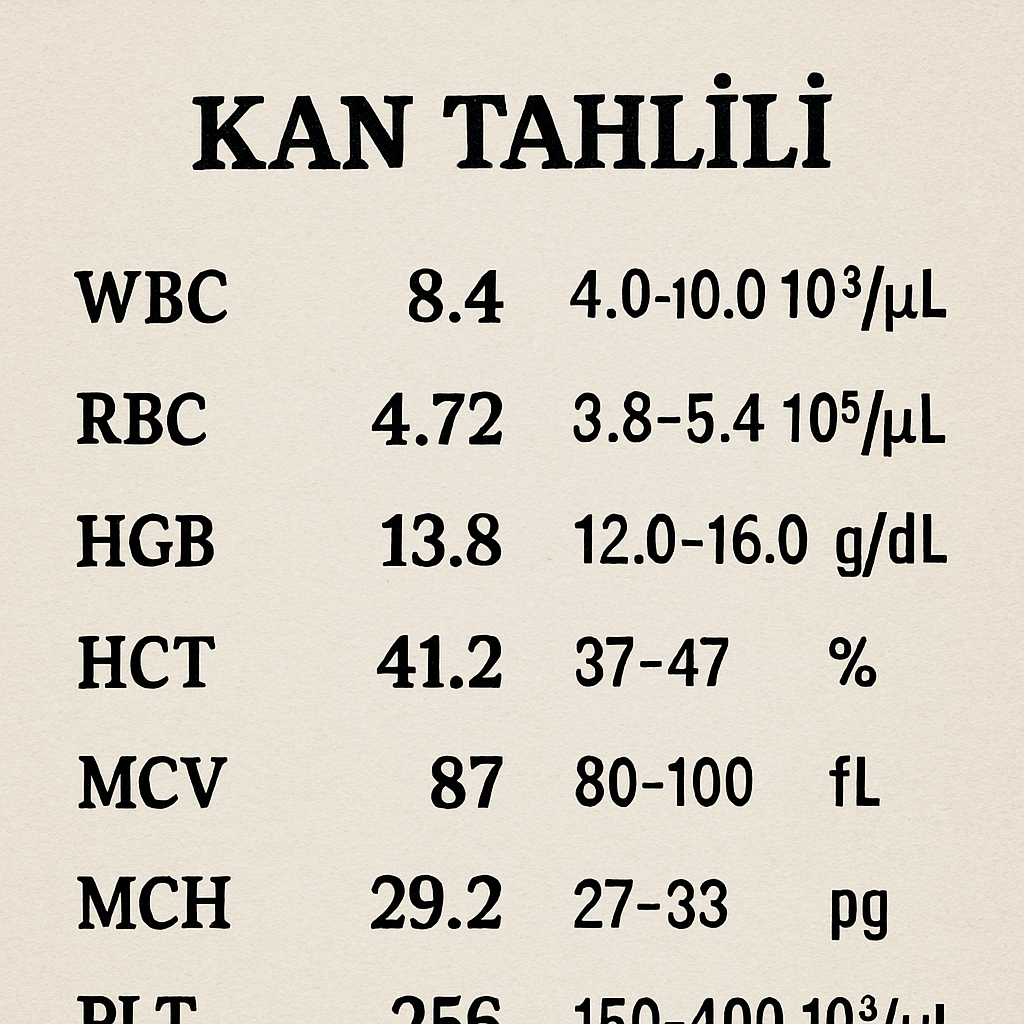 Kan tahlili