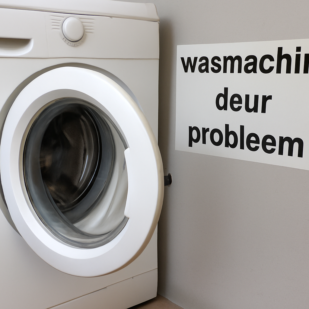 wasmachine deur probleem