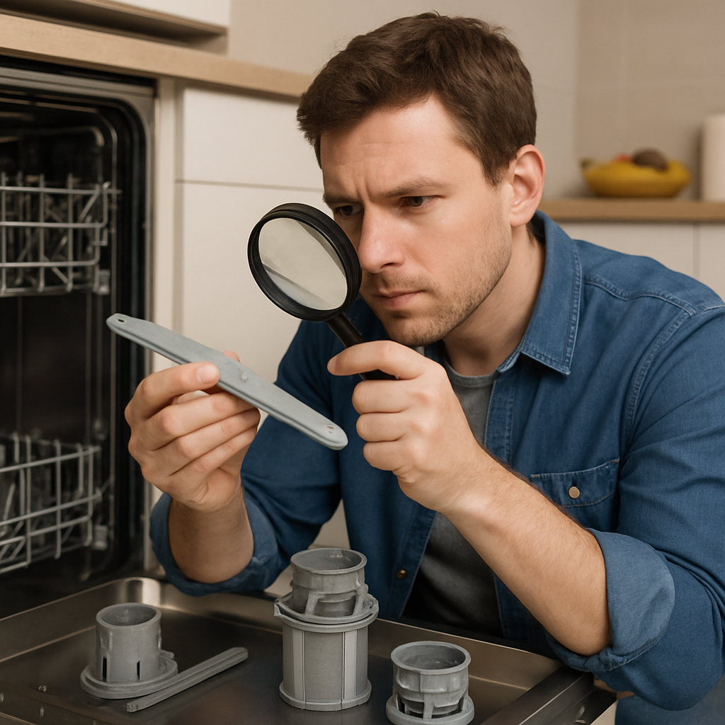 vaatwasser onderdelen controleren