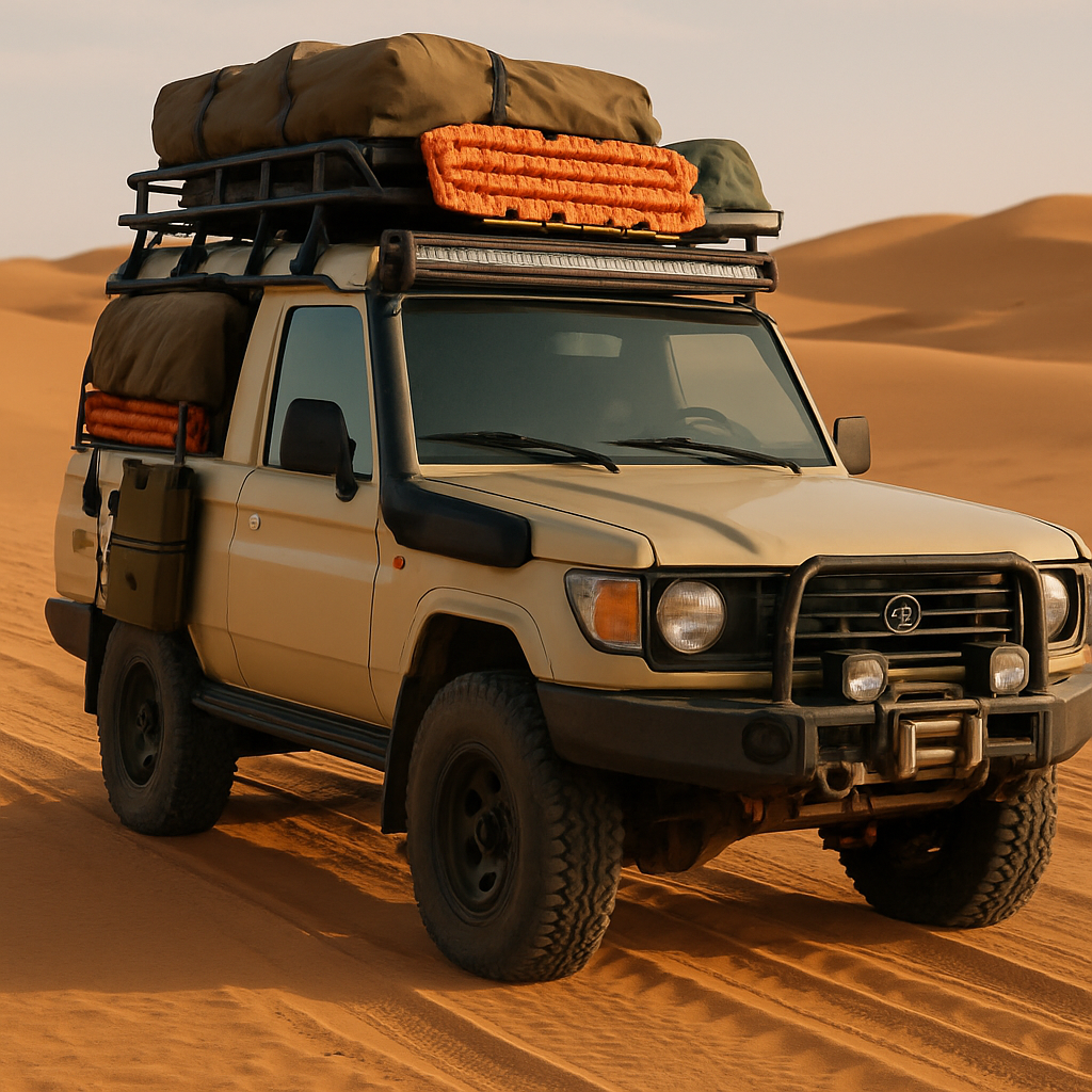 equipamiento para ruta 4x4 en Marruecos