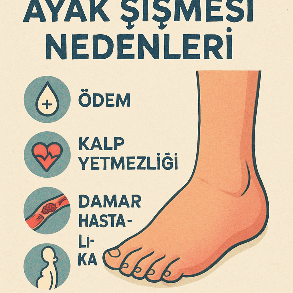 ayak şişmesi nedenleri
