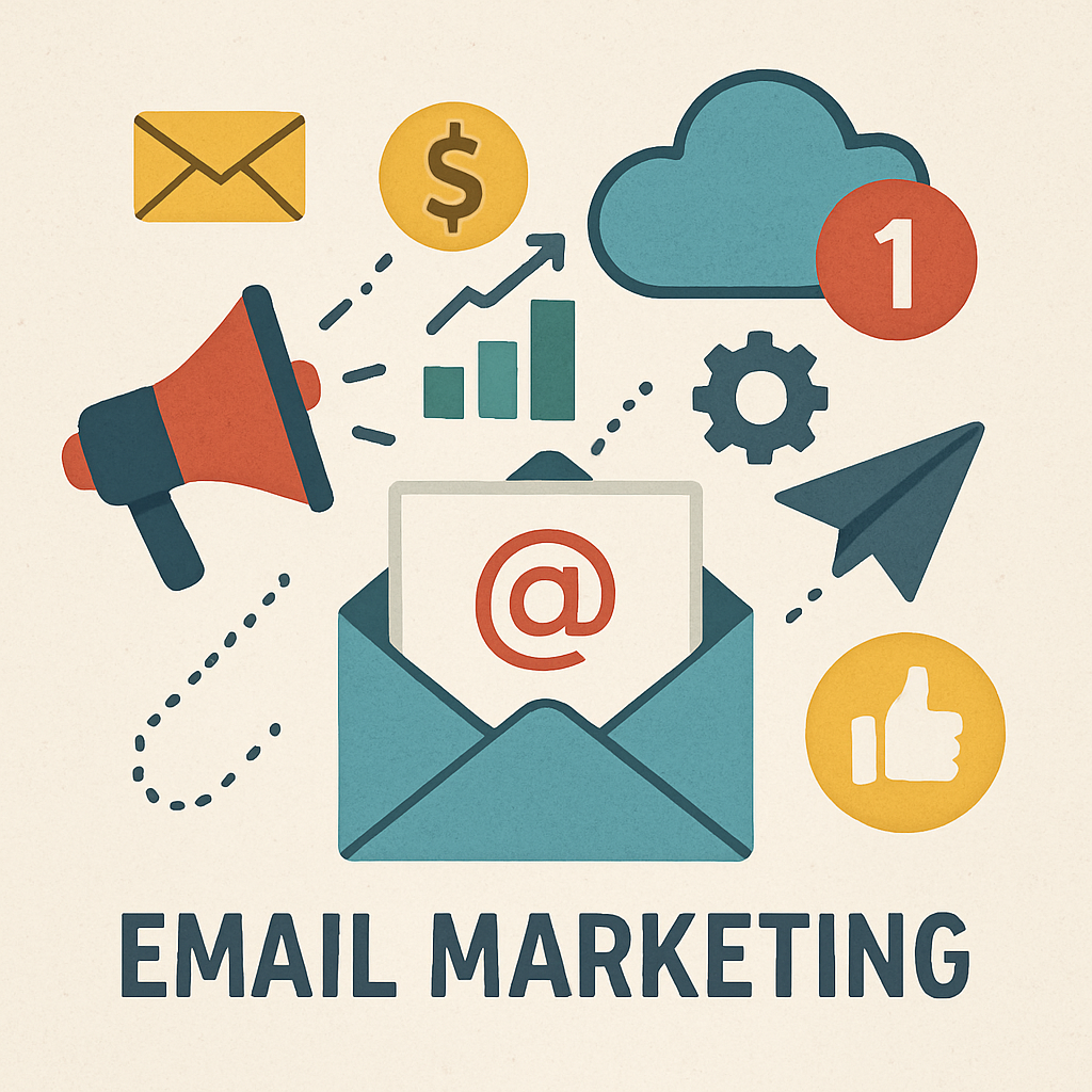 Email marketing concept