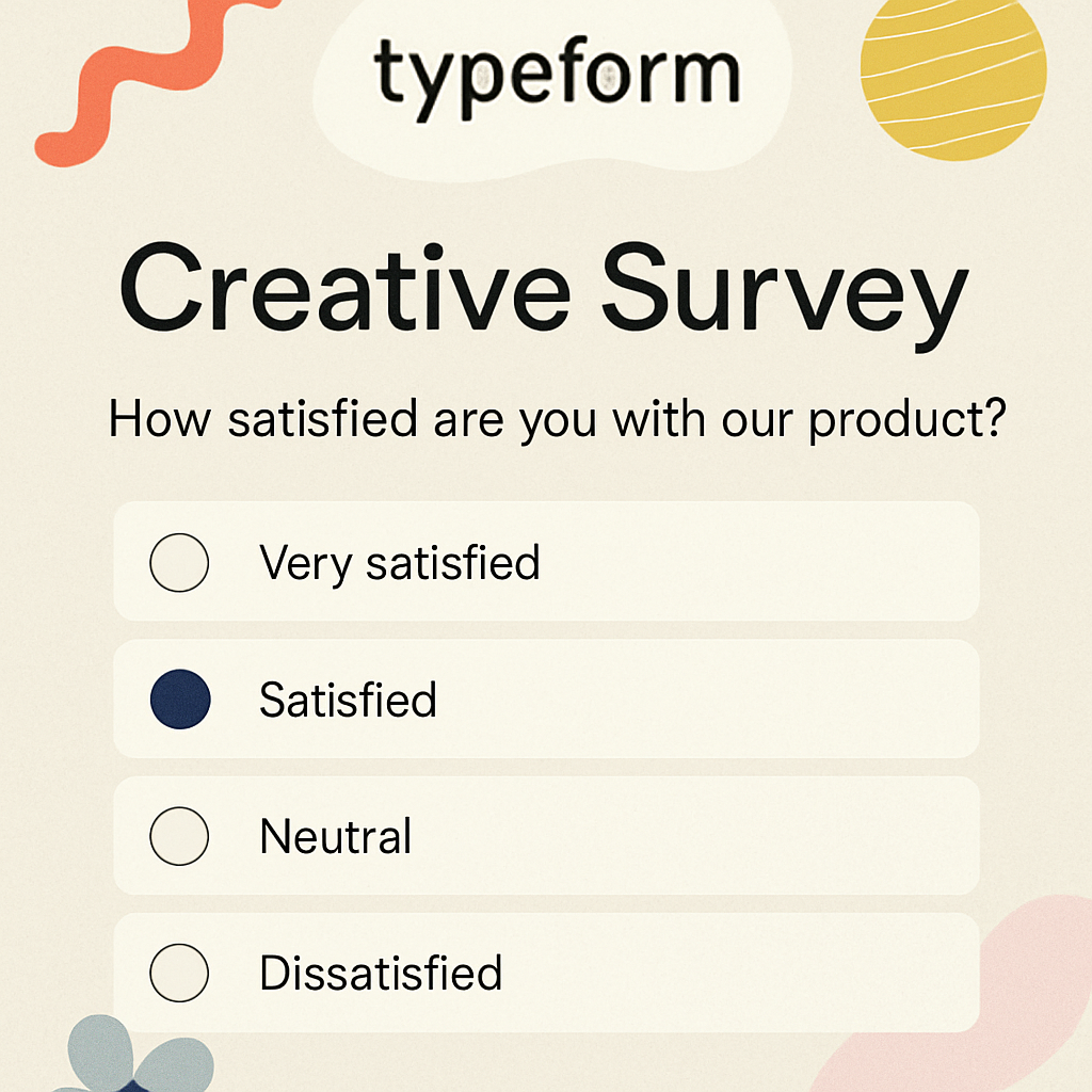 Creative survey design with Typeform