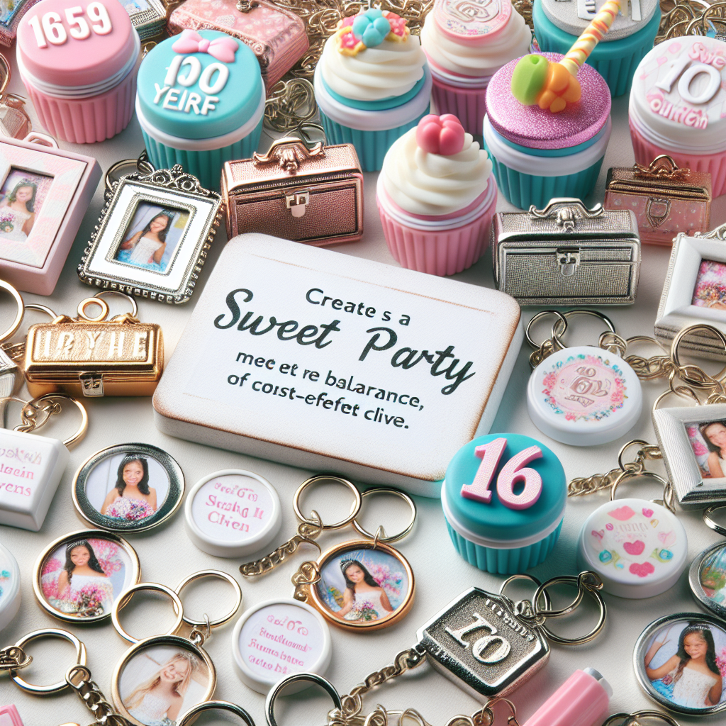 Trendy Sweet 16 Favors for Guests