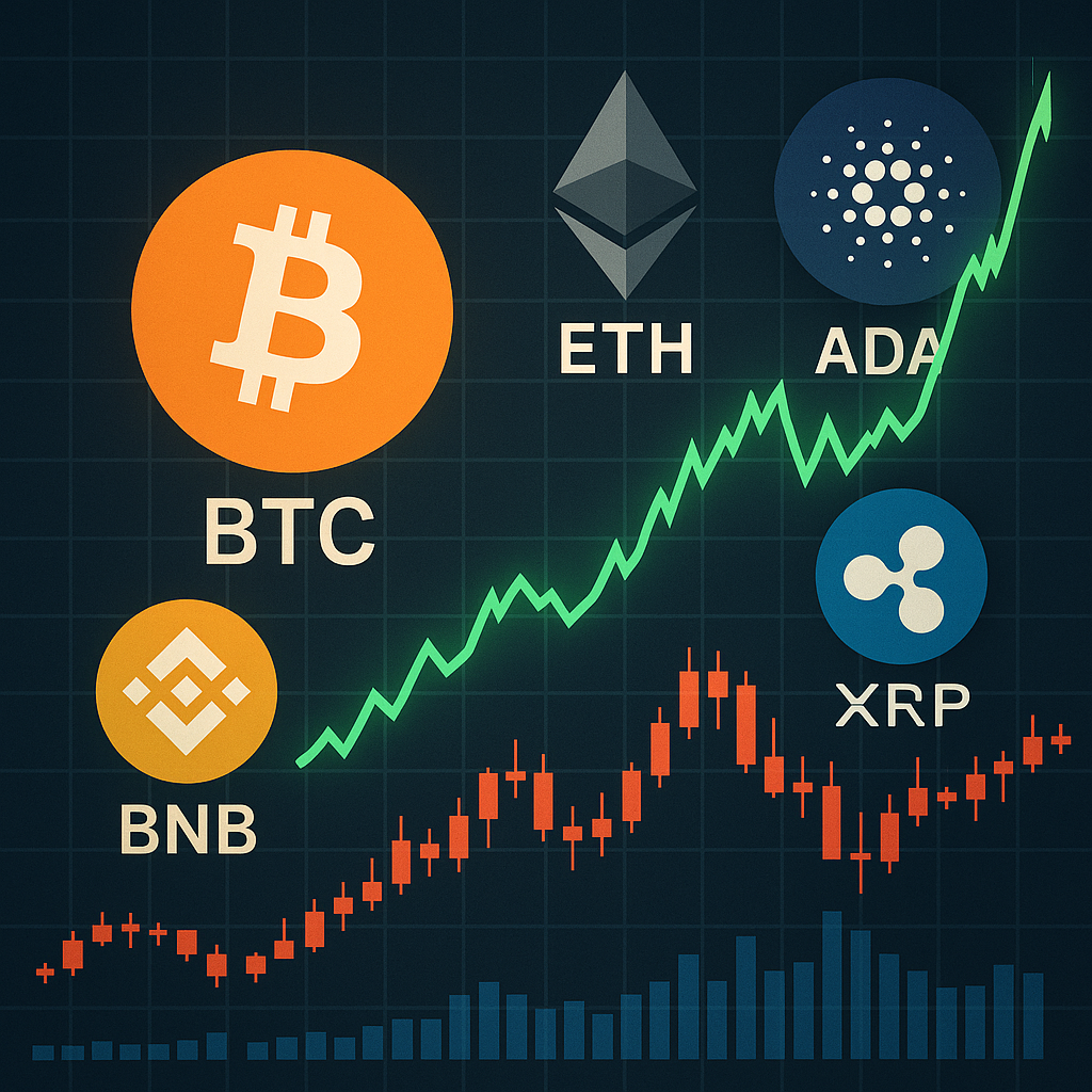 Cryptocurrency market visualization