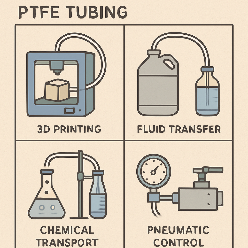 PTFE tubing application versatility