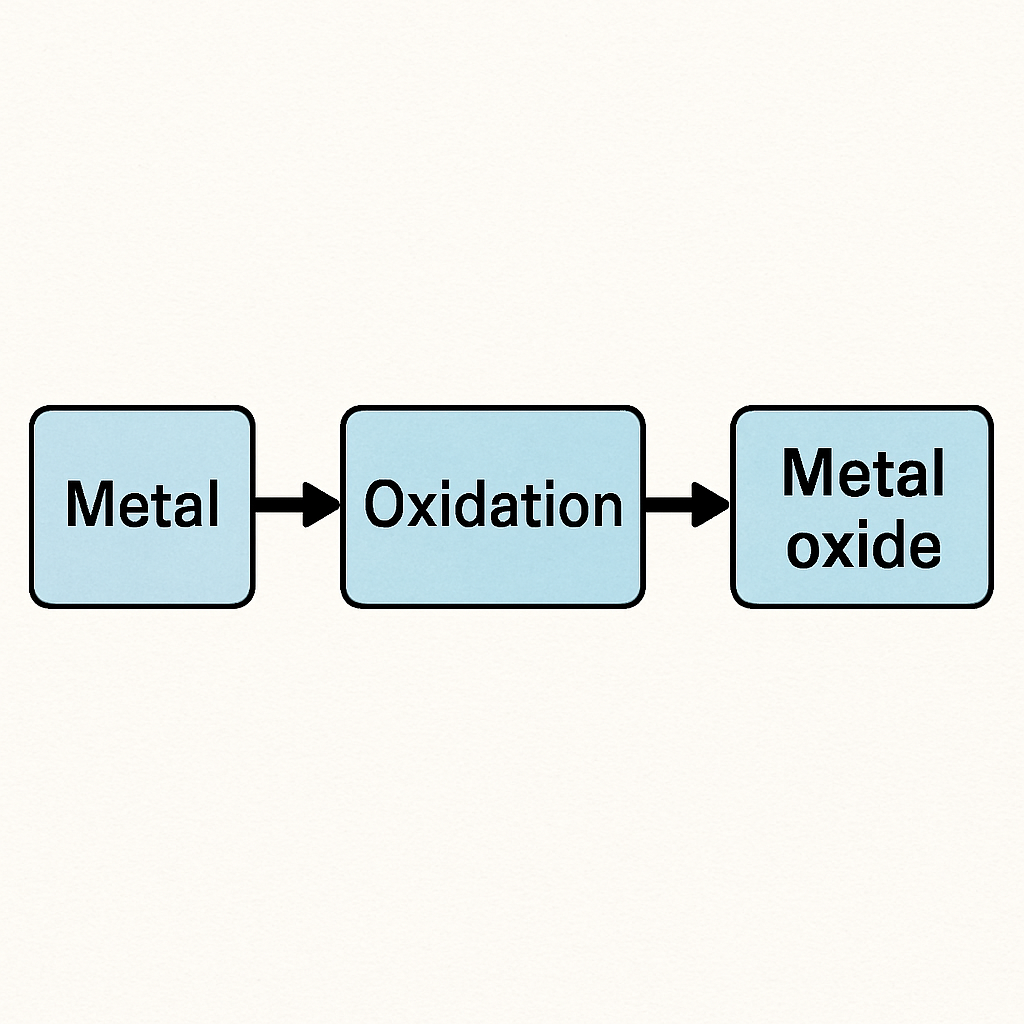 Oxidation process diagram