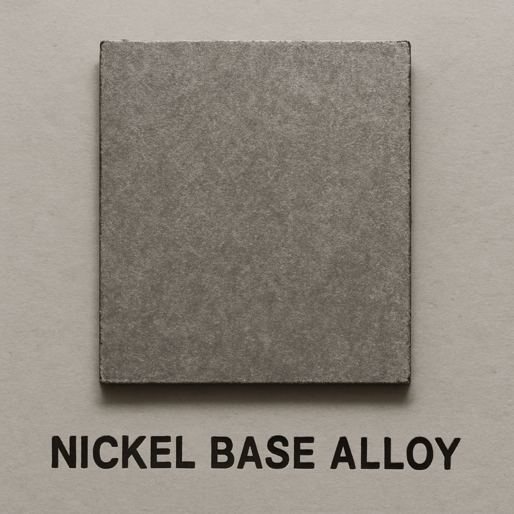 Nickel base alloy sample