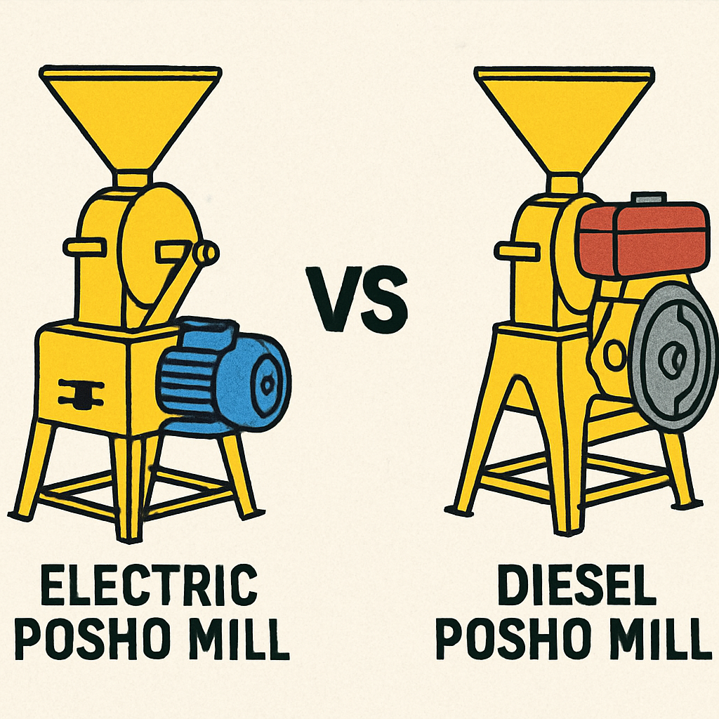 Electric vs Diesel Posho Mill