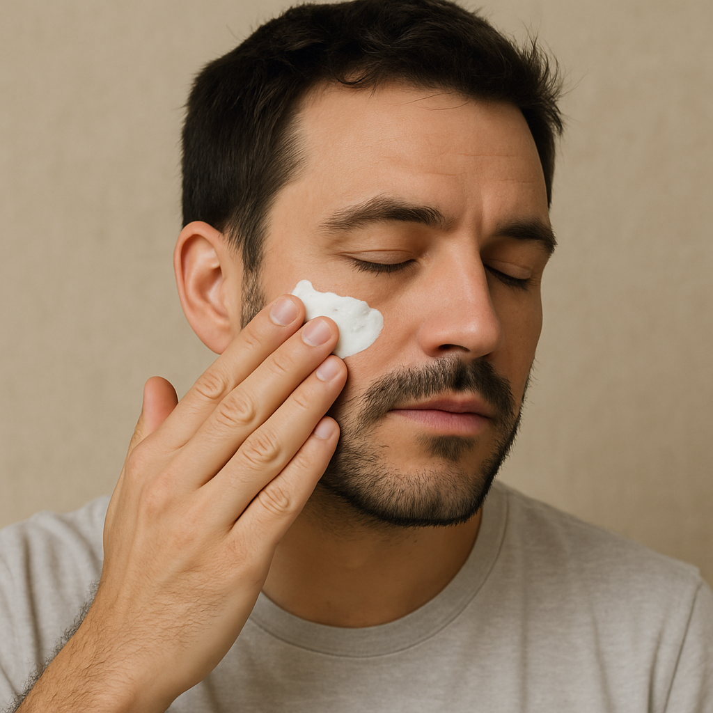 hombre-aplicando-skincare