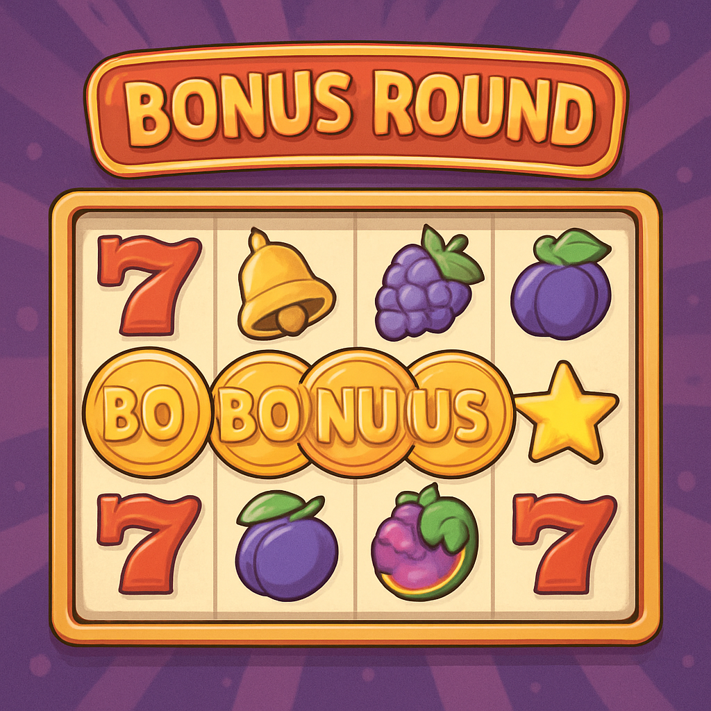 Illustration of a slot bonus round