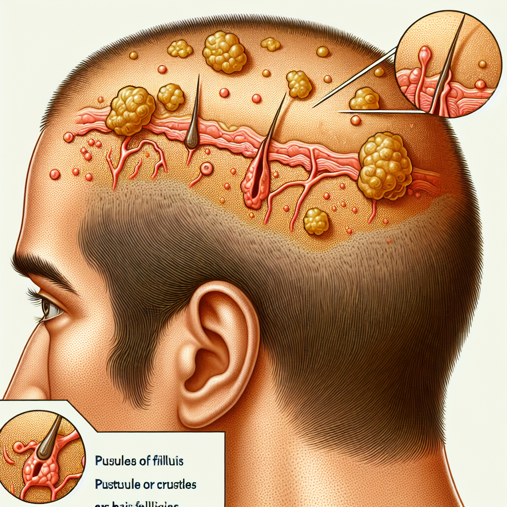 Síntomas de foliculitis decalvante