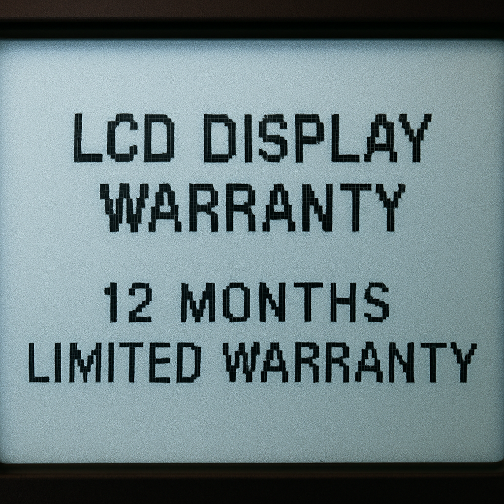 LCD display warranty