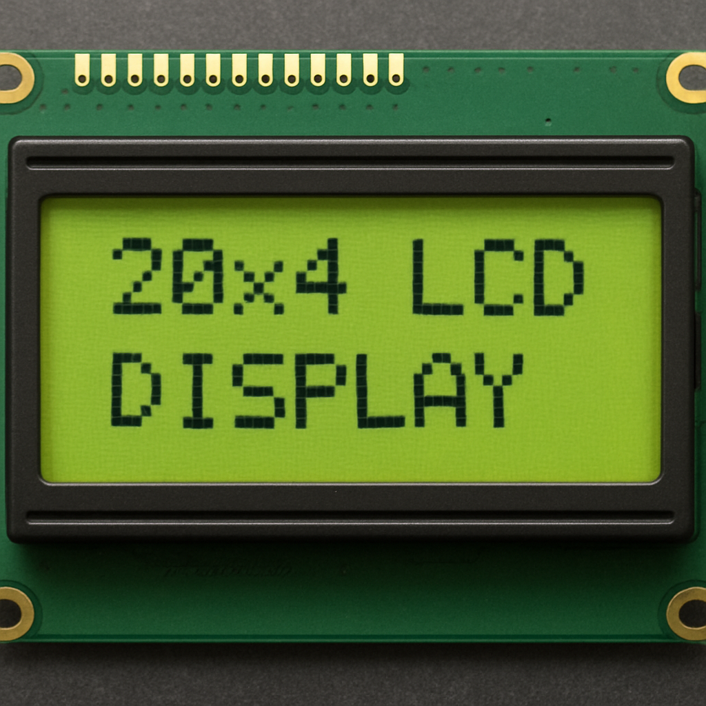 20x4 LCD display