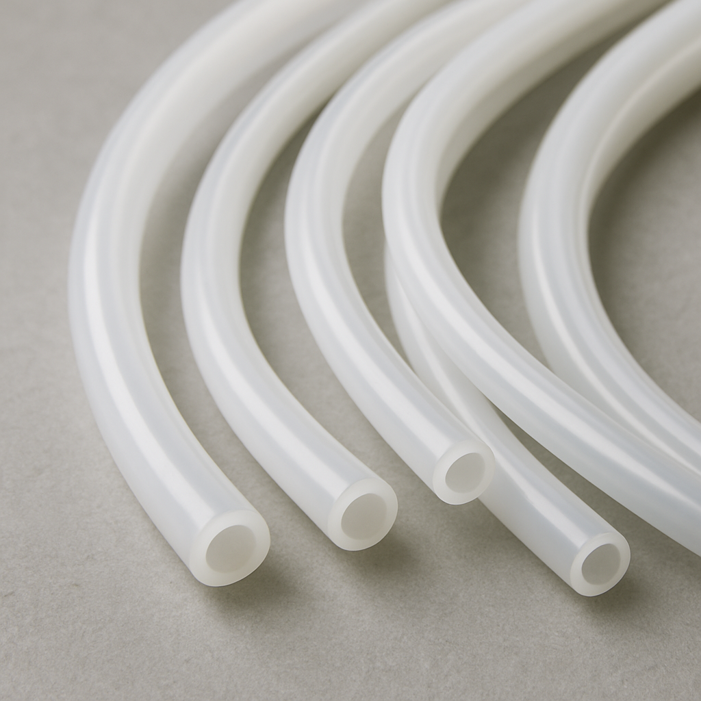 PTFE tubes close-up