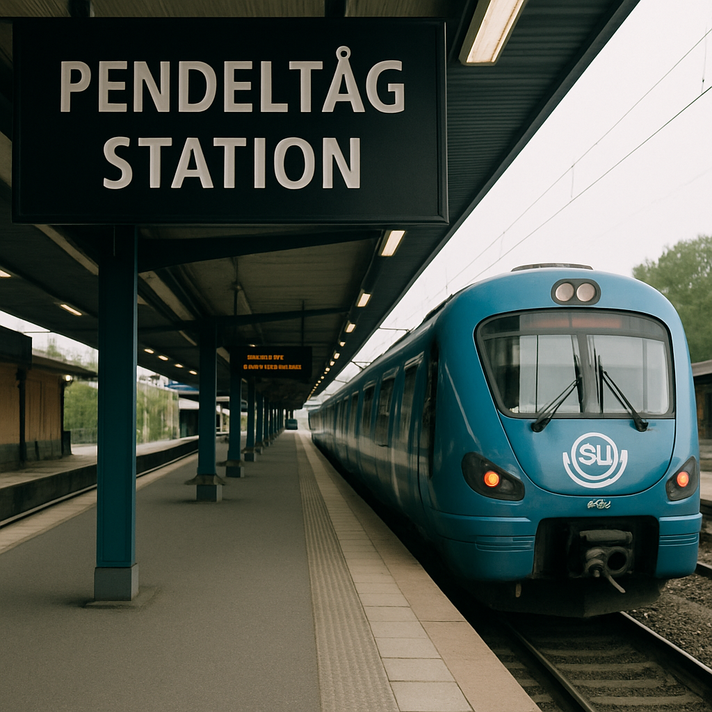 Pendeltåg Station