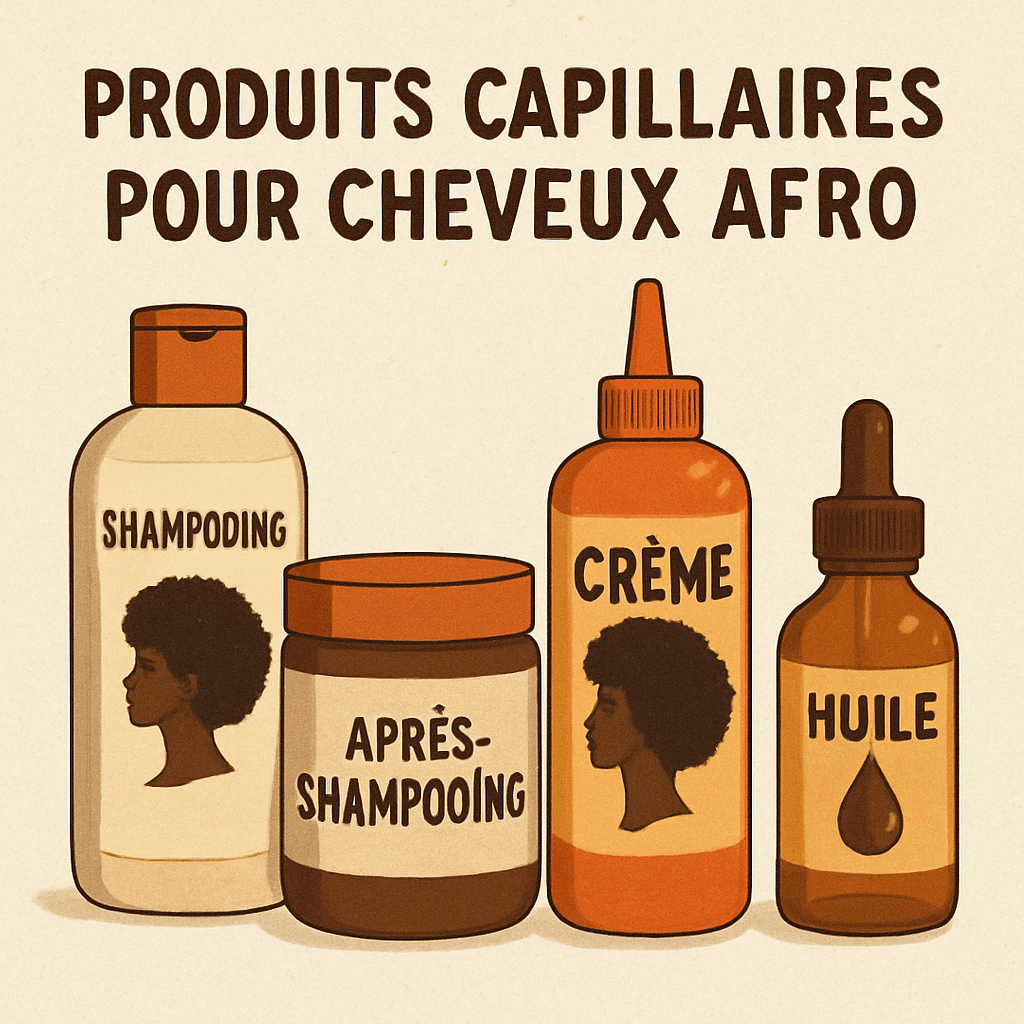 Produits capillaires pour cheveux afro