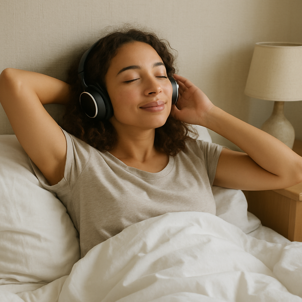 woman_relaxing_in_bed_with_headphones