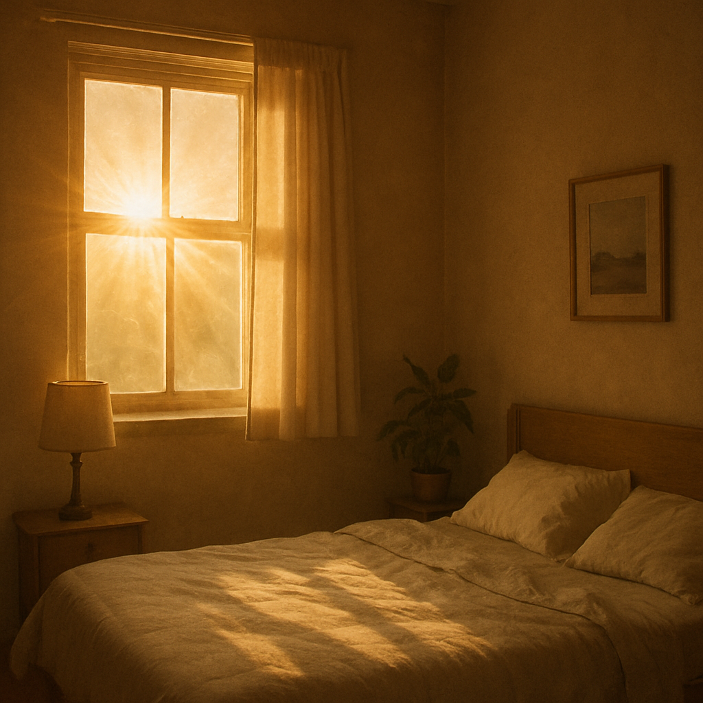 Sunlight through window