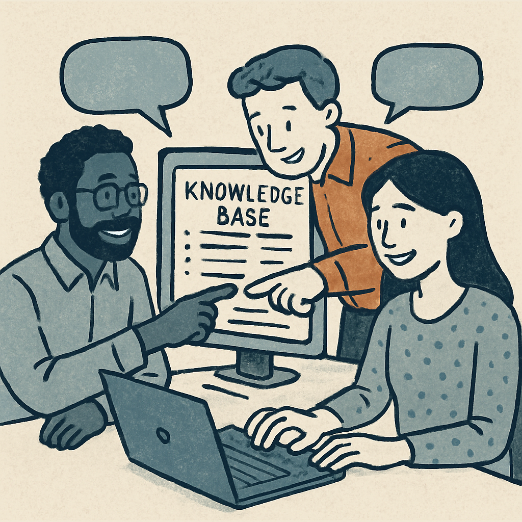 team collaboration on knowledge base