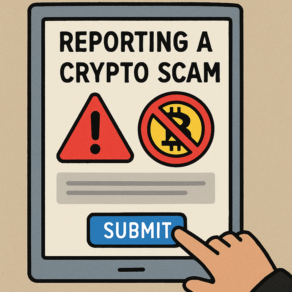 Reporting a crypto scam