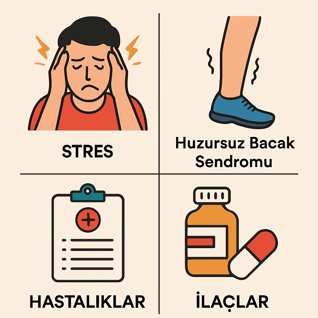 Bacak titremesi nedenleri