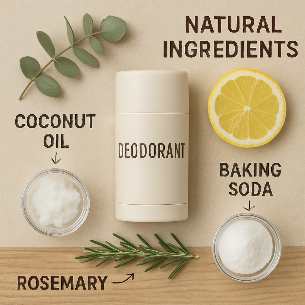 Natural ingredients in deodorant