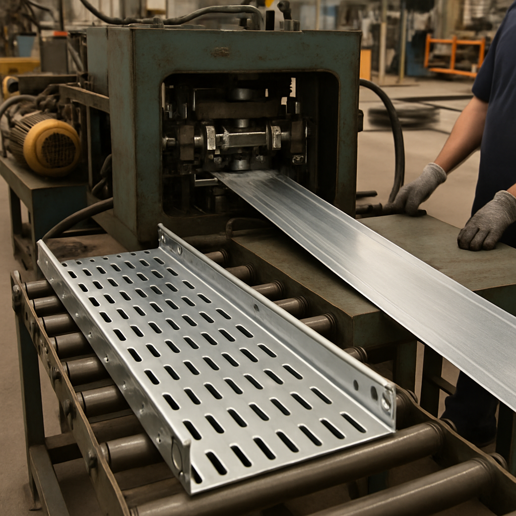 Cable tray manufacturing process