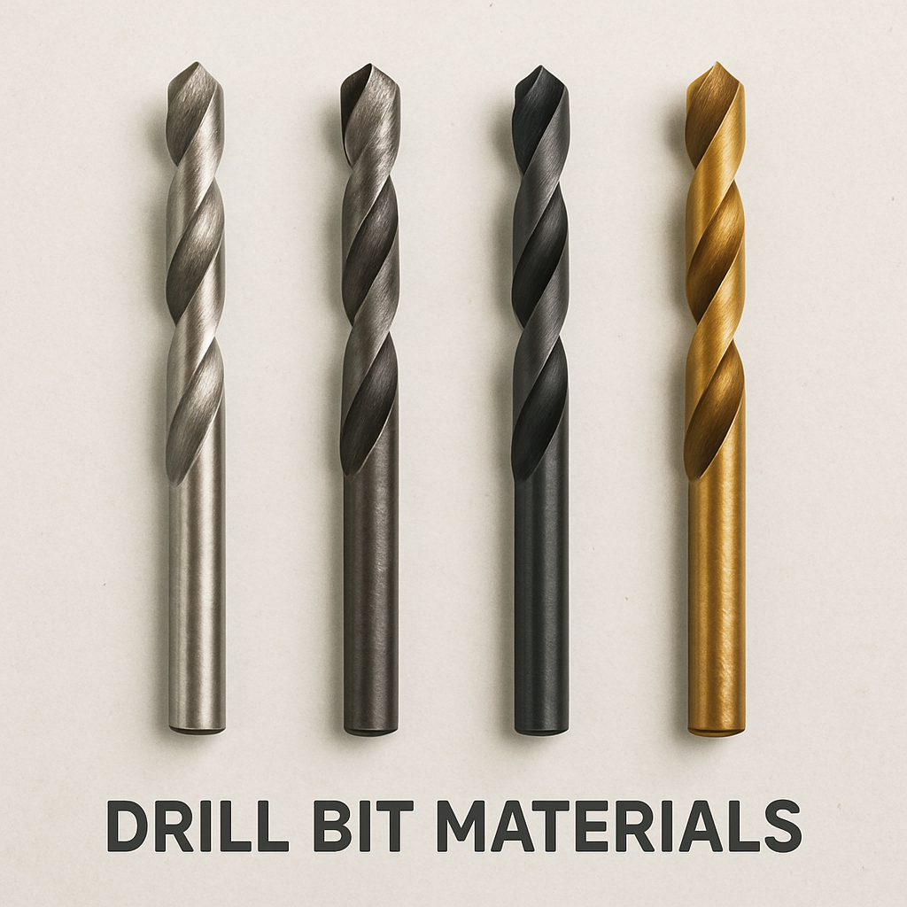Various drill bit materials