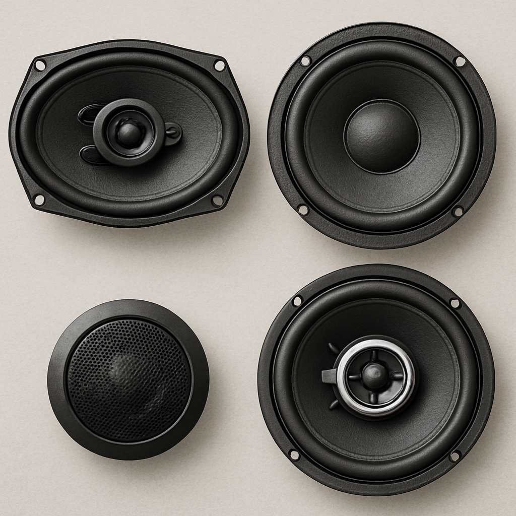 Different types of car speakers