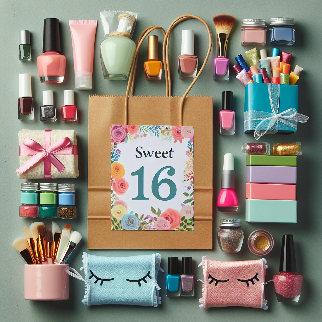 Trendy and Fun Sweet 16 Favors