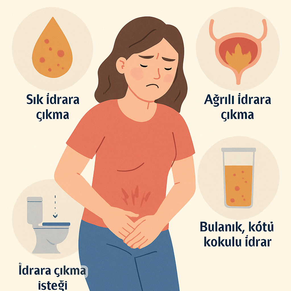 idrar yanması semptomları