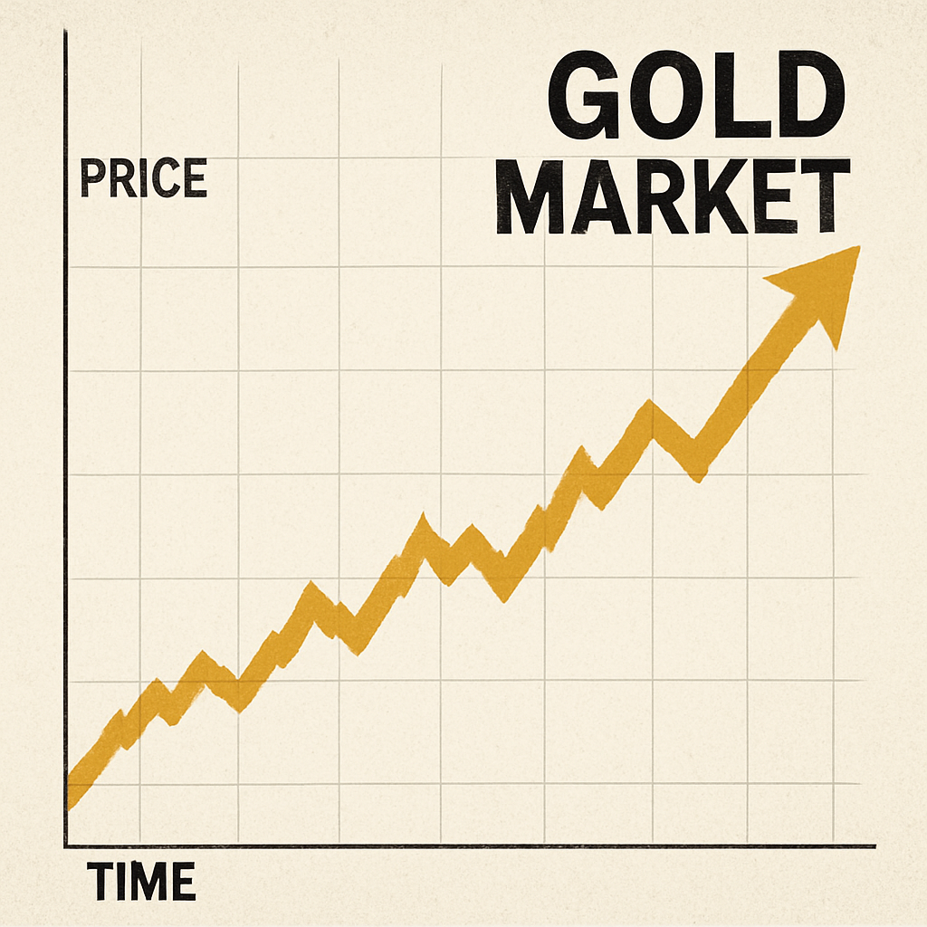 gold market trend graph