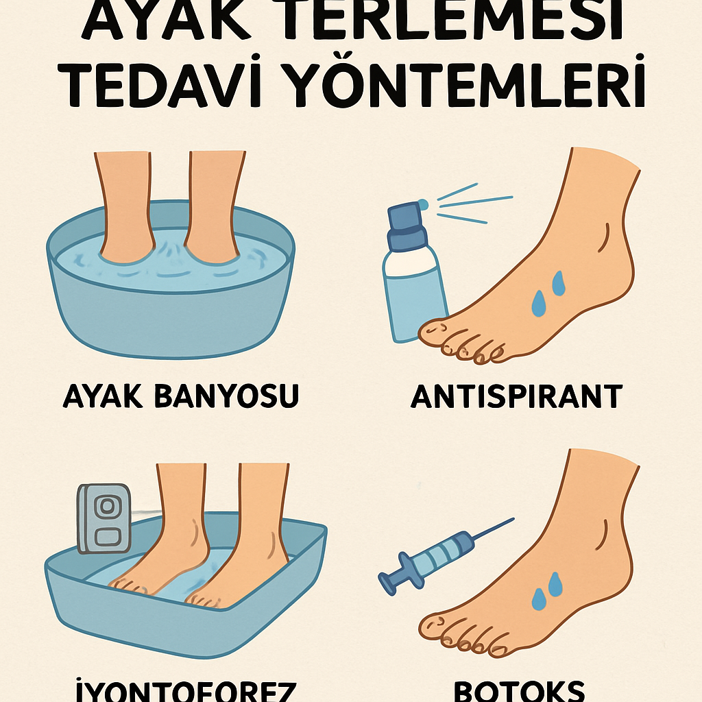 Ayak terlemesi tedavi yöntemleri