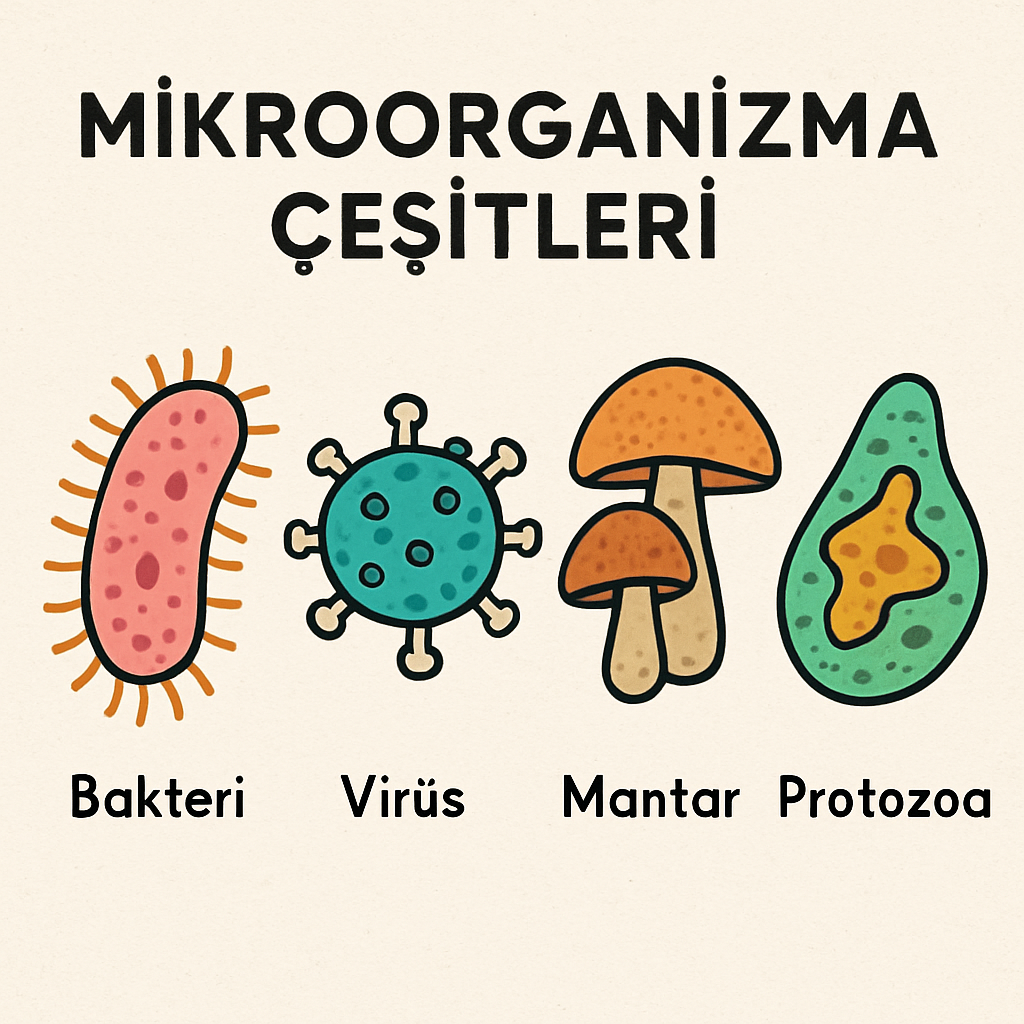 mikroorganizma çeşitleri