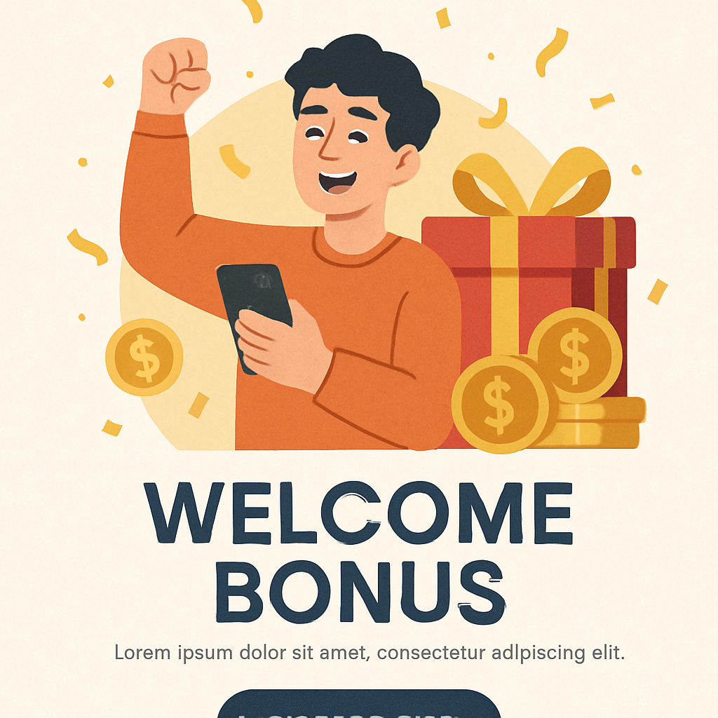 Welcome bonus illustration