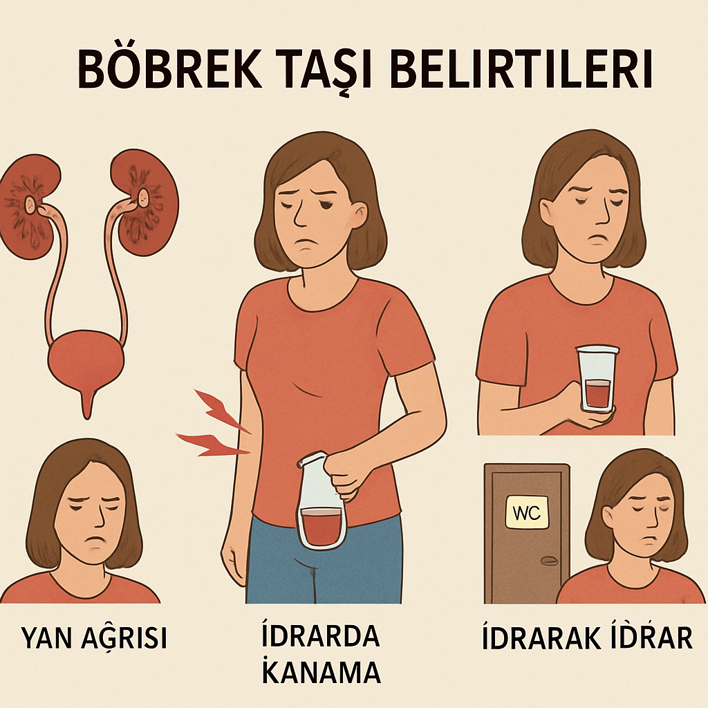 Böbrek taşı belirtileri